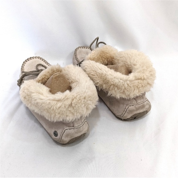 Ugg Alena Tall Moccasin Slippers With Rubber Soles - Size 6 Women's - Picture 5 of 9